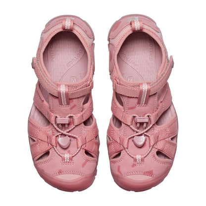 Sandales - Seacamp II Keen roses en caoutchouc et textile, style fermé, pour enfant, vue de dessus