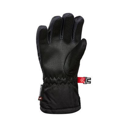 Gants d'hiver - Kombi Nano Pee-Wee noirs avec paume antidérapante, tissu isolant, pour enfant, vue de face