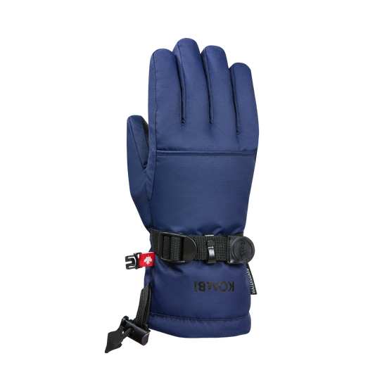 Gants d'hiver Everyday - Kombi bleu marine à coque légère, poignet réglable, matière imperméable, vue de face