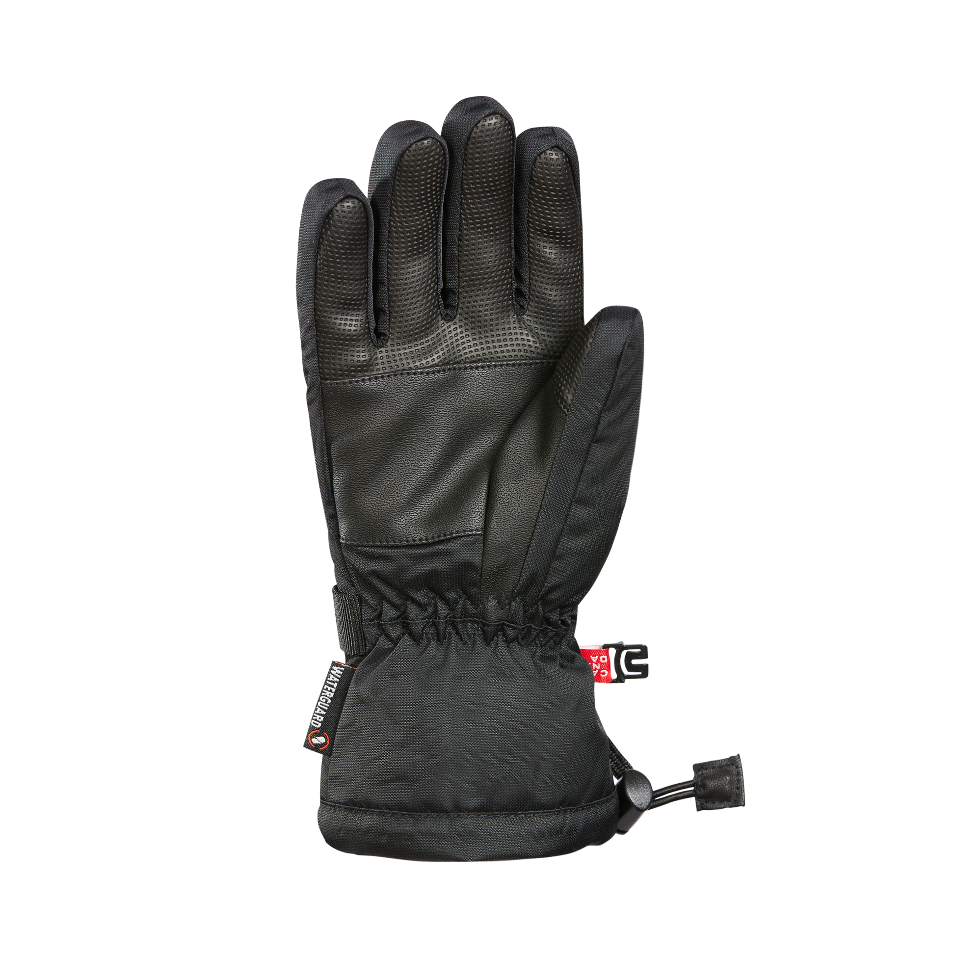 Black Kombi Everyday winter gloves for kids aged 6-7, showcasing warm insulation and comfortable fit.