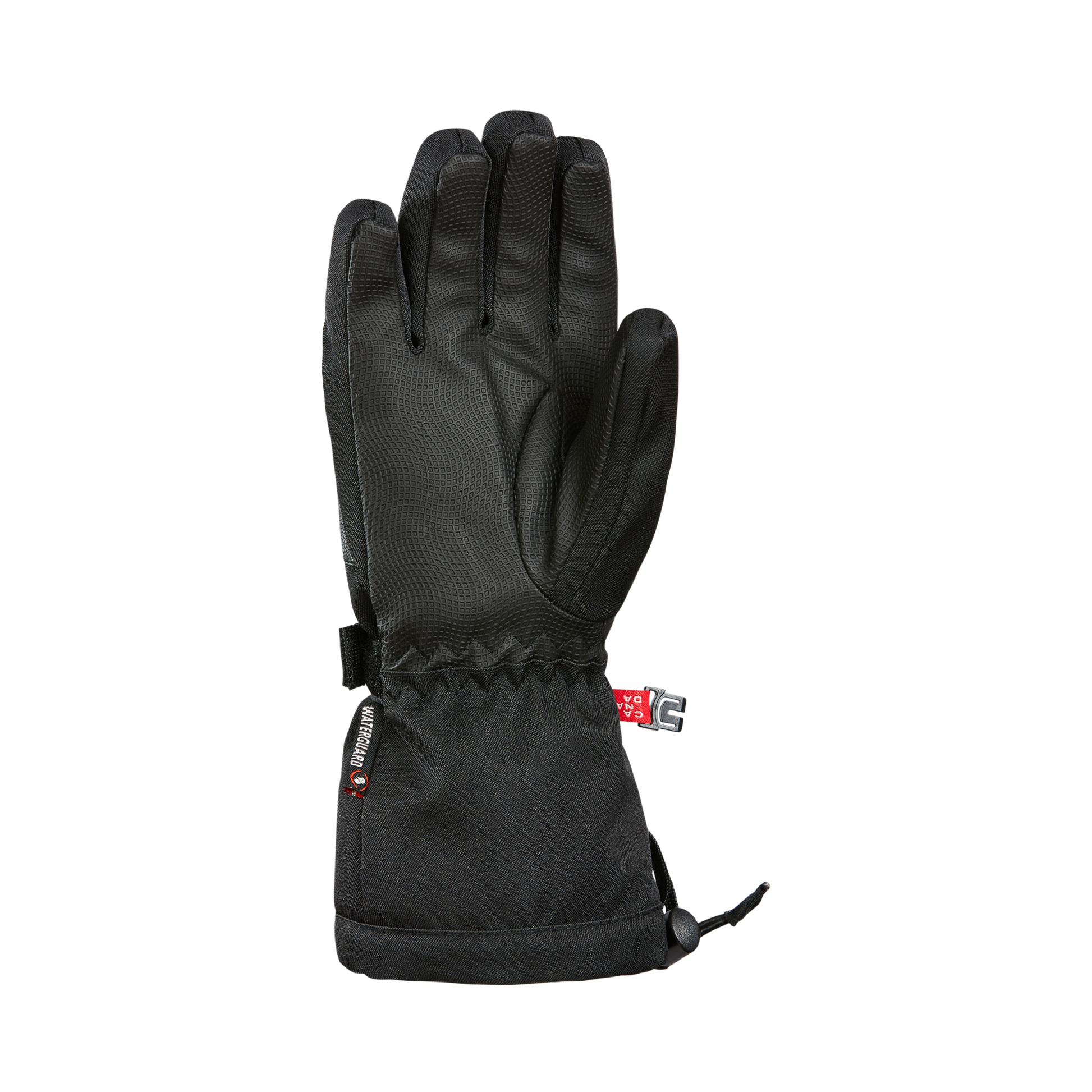 Gants d'hiver - Kombi Majestic noirs en tissu technique imperméable, isolation thermique, vue de face, taille adulte
