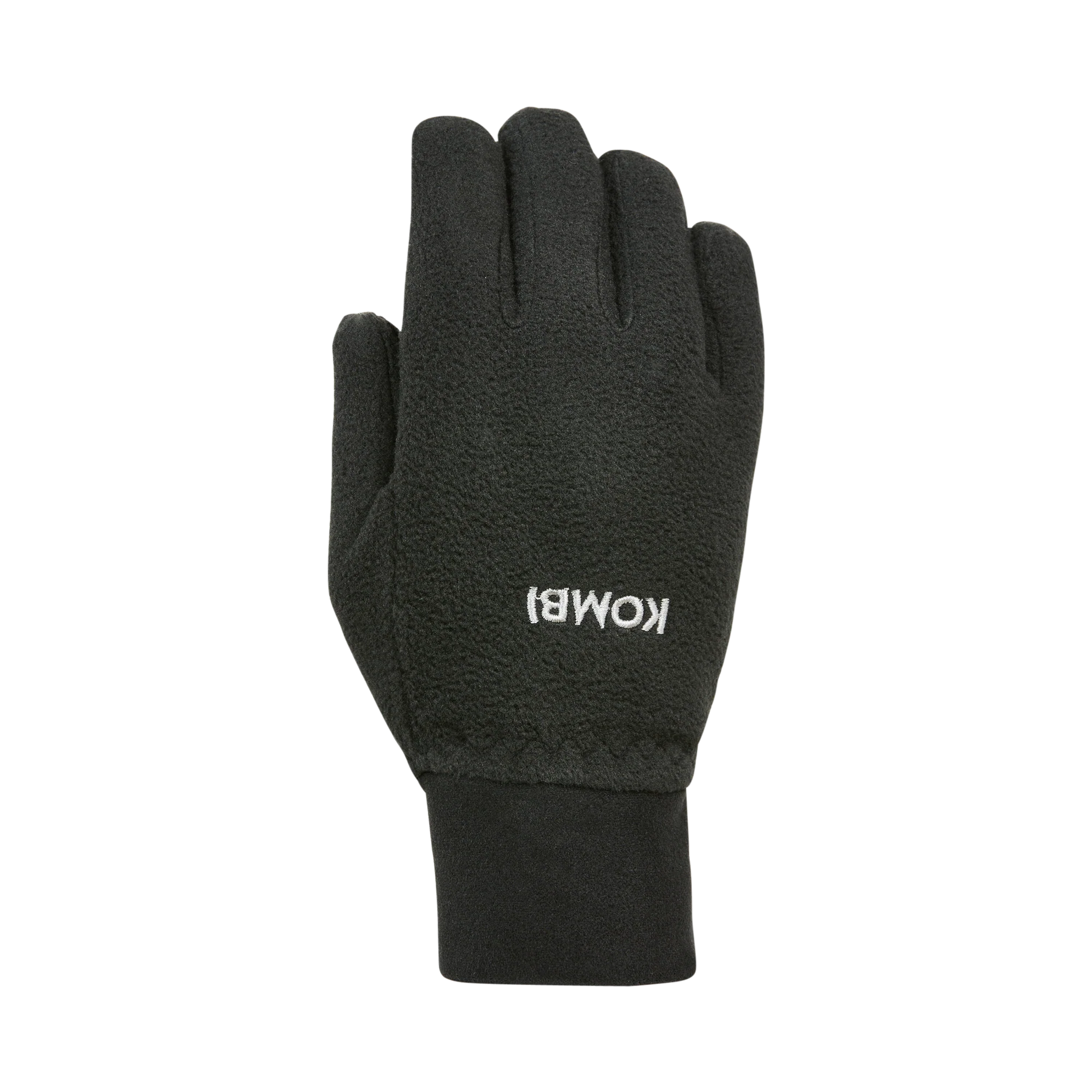Gants Mi-Saison Windguardian en polaire - Kombi noirs en micropolaire avec logo blanc, vue de dos adulte homme