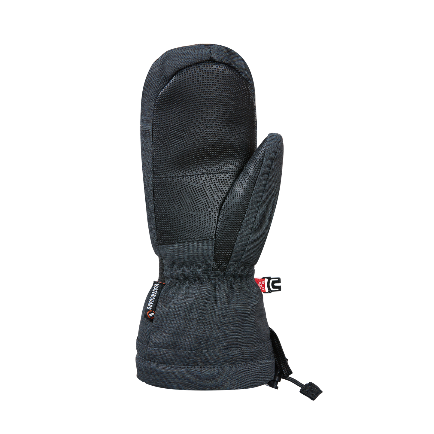 Mitaines d'hiver The Original - Kombi noires, revêtement synthétique hydrorésistant, isolation, vue de face pour adulte.