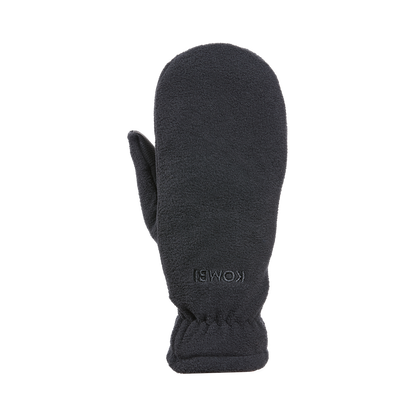 Mitaines Mi-Saison THE WINDGUARDIAN - Kombi en molleton noir, paume cuir synthétique, vue de dos, taille enfant.