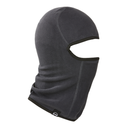 Cagoule - Kombi The Cozy Fleece Balaclava grise en polaire, coupe intégrale, taille adulte, vue de profil droit.