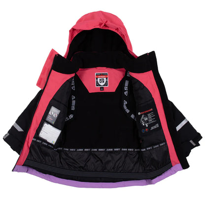 Nanö habit de neige for kids, featuring a warm design in vibrant colors, perfect for winter outdoor activities.