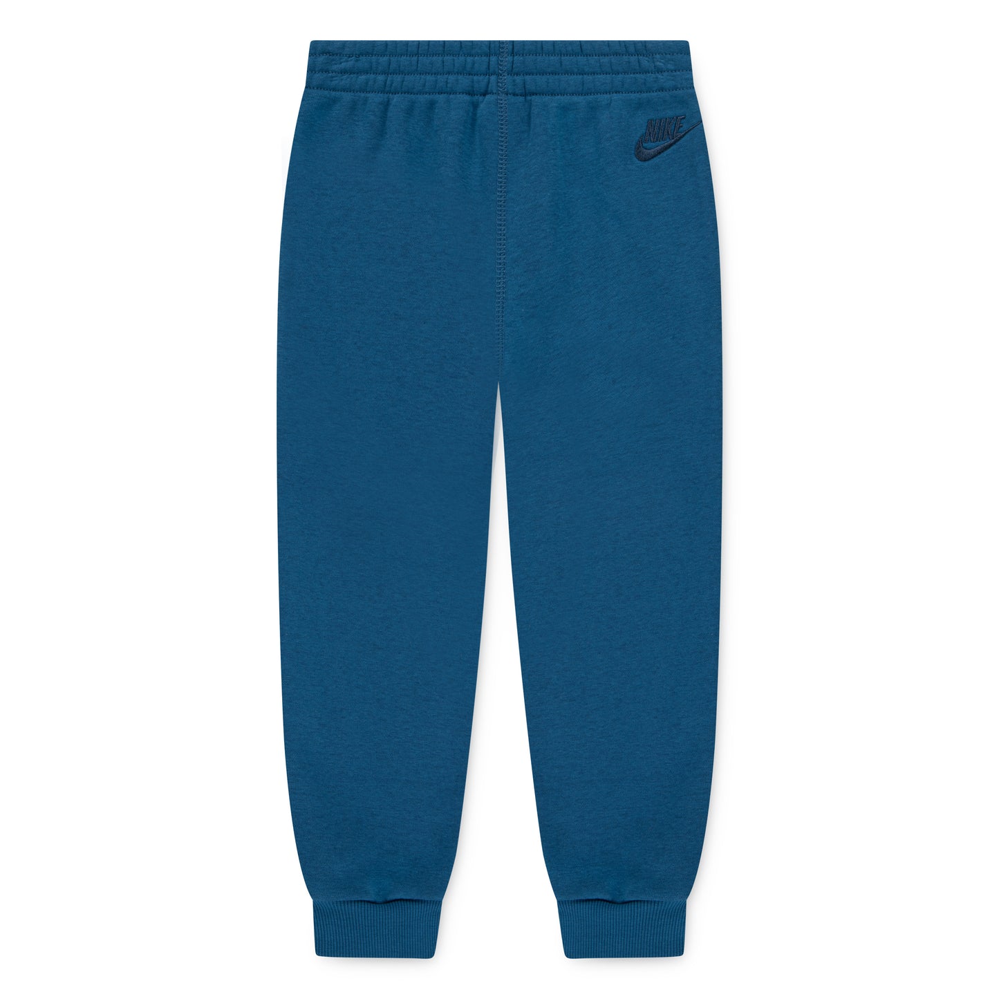 Pantalon - Nike bleu foncé en polyester et coton, taille élastique, pour garçon, vue de face