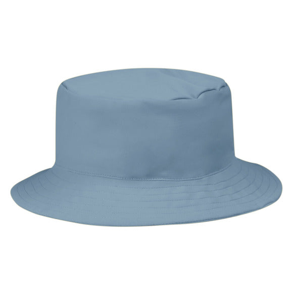 Chapeau - Northcoast bleu ciel en tissu, style bob, vue de face, adulte, design simple et épuré.