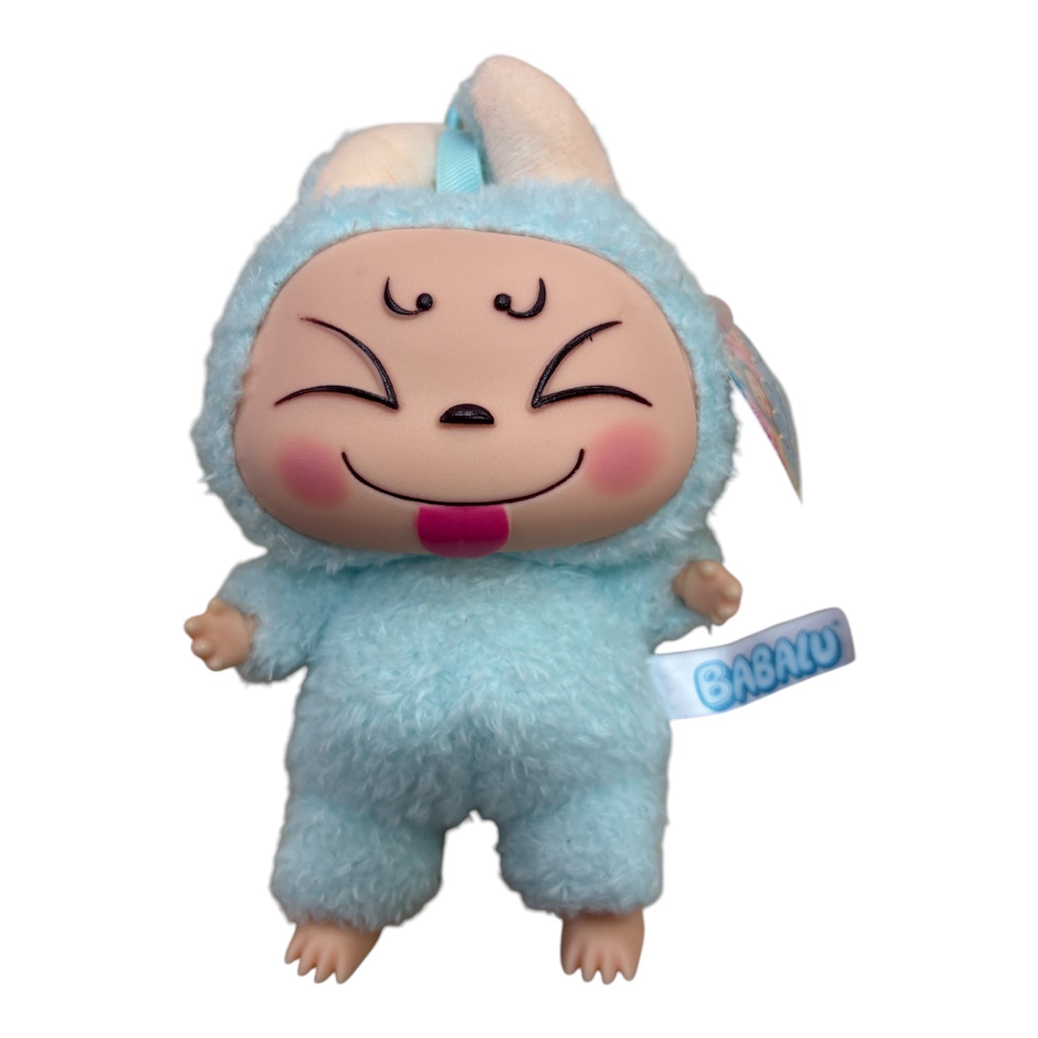 Pink Babalu Ricochet toy featuring a unique design and textured surface for interactive play.