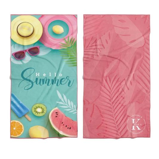 Beach towel - Camping destination