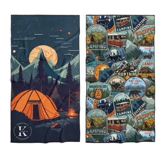 Beach towel - Camping destination