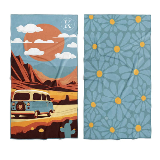 Beach towel - Camping destination