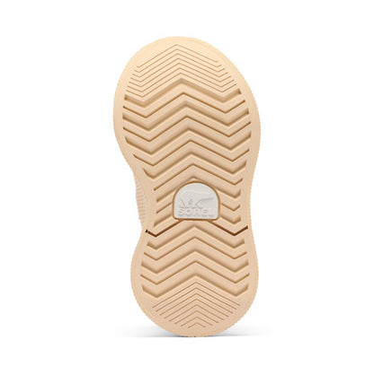 Bottes Mi-Saison OUT N ABOUT IV - Sorel semelle caoutchouc beige avec logo et détails adhérence vue de dessous