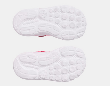 Espadrilles UA Assert 10 AC - Under Armour semelle blanche antidérapante pour fille, vue de dessous