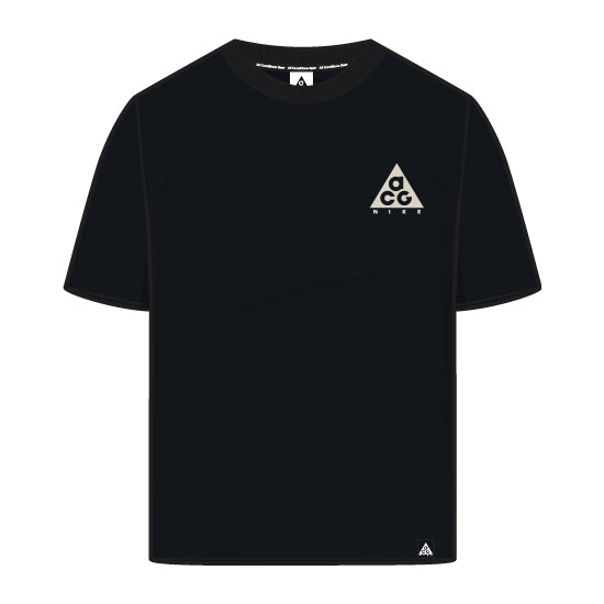 T-Shirt ACG Dri-FIT Planet Earth Tee - Nike tee-shirt noir à manches courtes avec logos ACG vue de face