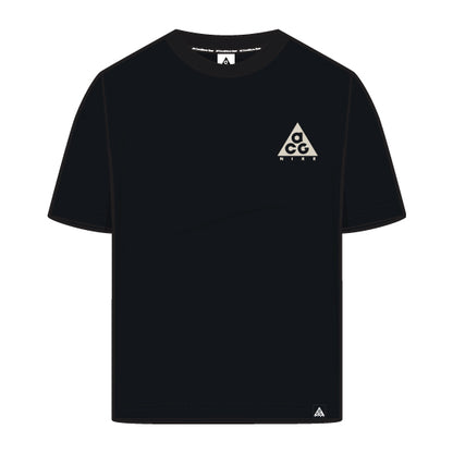 T-Shirt ACG Dri-FIT Planet Earth Tee - Nike tee-shirt noir à manches courtes avec logos ACG vue de face