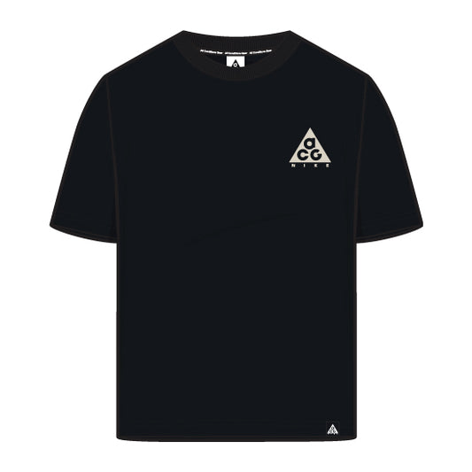 T-Shirt ACG Dri-FIT Planet Earth Tee - Nike tee-shirt noir à manches courtes avec logos ACG vue de face