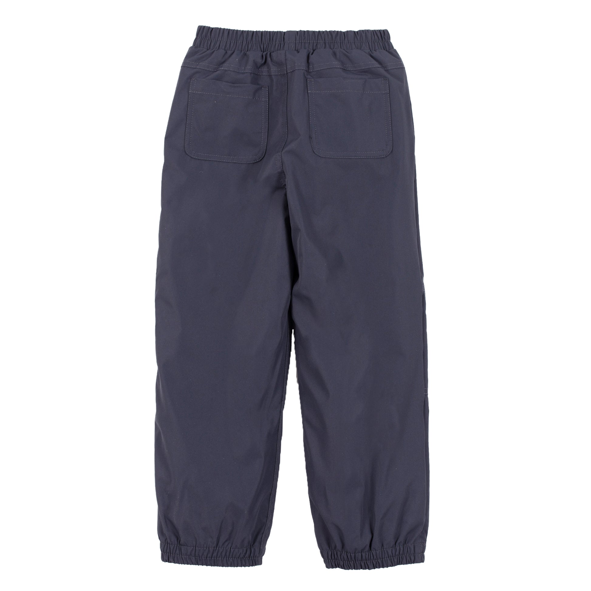 Pantalon d'extérieur - Nanö gris foncé pour enfant 7 ans vue de dos poches et taille élastiquée